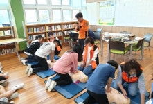 마산소방서 합포초·상일초 학생 심폐소생술 교육