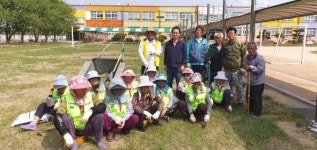 합천 대양면 노인회분회 대양초 일원 환경정화 봉사활동