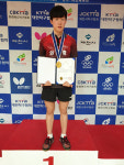 의령중학교 탁구부 전국대회 우승 차지