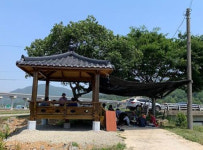 고성 회화면 안의마을, 쉼터 정자 설치