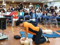 마산소방서 유치원 보육 교직원 심폐소생술 교육