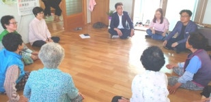 합천 적중면 정광호 신임면장 경로당 순회방문
