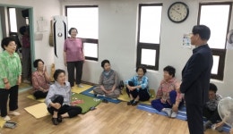 진주 하대동 어르신들과 소통의 시간 가져