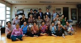 창원 반송동장, 경로당 방문으로 첫인사