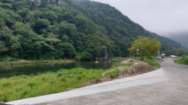 창원 진전면 용대미 물놀이터 주변 도로 정비 완료
