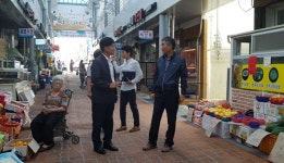 창원 마산회원구청장, 전통시장 공영주차장 조성 현장 방문