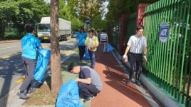 창원 성산구 중앙동, 민간기업과 환경정화 활동 눈길