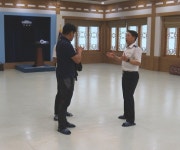 합천소방서장, 청와대 세트장 현장지도 방문