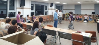 합천 덕곡면장 행복마을 만들기 콘테스트 연습현장 방문격려