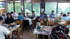 통영 무전동 통우회 오리백숙 중식 봉사활동