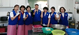 진주 초장동 바르게살기 급식봉사 훈훈