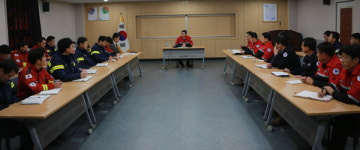 김용관 산림항공본부장, 함양산림항공관리소 방문