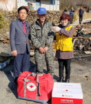 합천 쌍책면 적십자회, 긴급구호품 전달