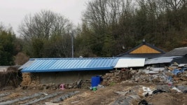 거창 주상면, 독거노인가구 지붕 파손에 신속한 대처