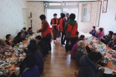 합천 쌍책면 자원봉사회 설맞이 목욕봉사 실시