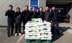 밀양 무안면 청록회 경로당에 백미 700kg 전달