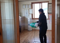 창녕 이방면 경로당시설 살균소독 방역 실시