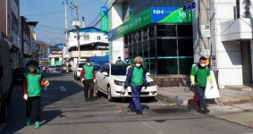 새마을지도자합천군협의회 코로나19 방역활동 펼쳐