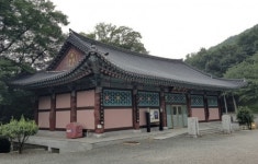 독특한 한색과 문양의 조화 청곡사영산회괘불탱