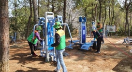 진주 상봉동자율방재단 방역활동 실시