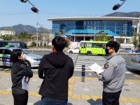 창원서부경찰서·의창구청 로고젝터 설치 협의 실시