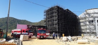 마산소방서 봄철 공사장 화재예방 주의 당부