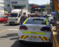 창원서부署 소답 장날 사고예방 앰프방송