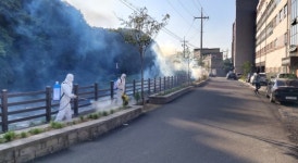 함안 칠원읍 방역소독 강화로 감염병 예방 총력