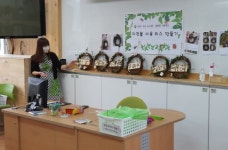 통영 도산초 숲이 좋다, 오감만족 숲체험 캠프 운영