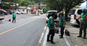 별천지 하동 화개골 추석맞이 환경정화 구슬땀