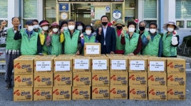 합천 가야면 새마을협의회·부녀회 경로당 라면 기탁