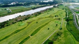 의령친환경골프장 구미시 김재상 의장 견학