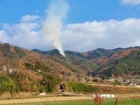거창군 위천면 당산리 산불진화 완료