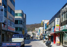 하동공설시장 중앙도로 지중화사업 완료