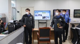 서승진 남해해경청장, 마산항 치안현장 방문 점검