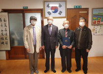 합천군 노인회 교동경로당 표창·시상금 전달