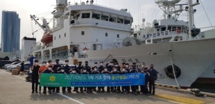경남해양과학고 1차 기초항해실습 실시