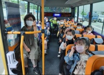밀양교육지원청, 동요와 함께 신나는 통학 차량 등하굣길