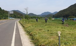 진주 명석면 바르게살기 환경정비 실시