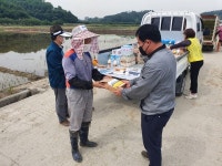 고품질 쌀 주산지 하동 금성면, 영농현장 방문 격려