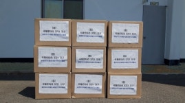 밀양 로타리클럽 소외계층에 덴탈마스크 1만8000장 전달