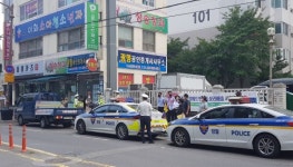 진주경찰서 교통법규 위반 합동 단속 실시
