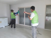 창녕 이방면 지역사회보장협의체 코로나19 방역 실시