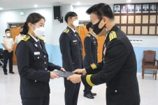 밀양소방서, 신규 소방대원 임용장 전수