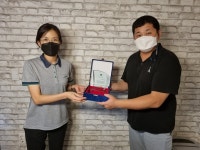 마산시니어클럽 도로교통공단 감사패 받아
