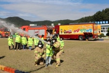 마산소방서, 구산초 구서분교 이동안전체험 실시