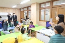 박종훈 교육감, 신설학교 마산고운초 어울림 소통