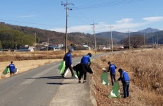 합천 쌍백면 바르게살기위원회 환경정화 활동 가져