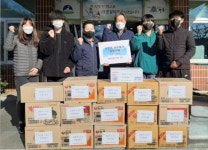 하동 진교면 영남태권도 새해맞아 라면 기탁