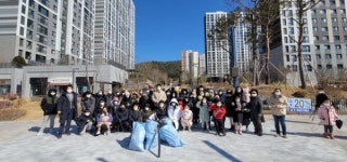 양산 동면 사송 더샵데시앙 입주민들 환경정화활동